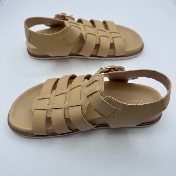 Anthropologie Daily Practice Fisherman Sandals Yellow 8.5/39 SOLD OUT Ret. $140 - Picture 4 of 5